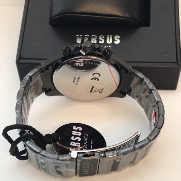 💯 - New Authentic VERSUS Versace Griffith Chronograph Bracelet Watch, 46mm - Picture 12 of 14